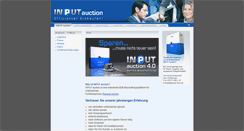 Desktop Screenshot of input-auction.de